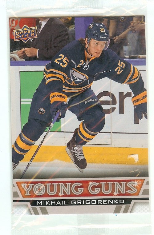 2013-14 Upper Deck Mikhail Grigorenko Oversized Young Guns Rookies
