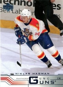 2001-02 Upper Deck Niklas Hagman Young Guns