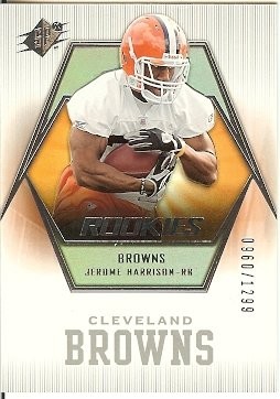 2006 Upper Deck SPX Jerome Harrison Rookie 0960/1299