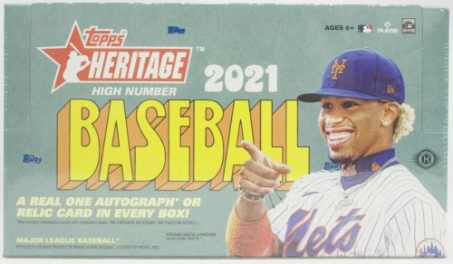 2021 Topps Heritage High Number Baseball Hobby Box Factory Sealed - Look for Trout and Ohtani Autographs!!