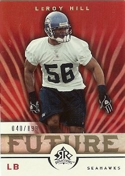2005 Upper Deck Reflections Leroy Hill Rookie 040/899