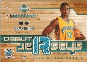 2006-07 Upper Deck Hardcourt Hilton Armstrong Debut Jersey 155/199