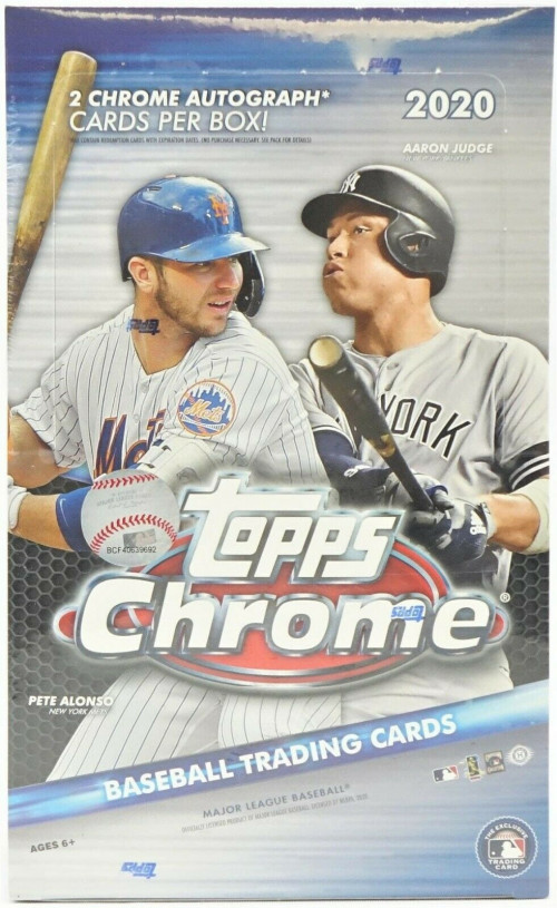 2020 Topps Chrome Baseball Hobby Box 