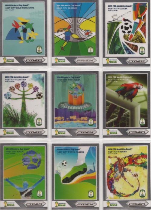 2014 Panini Prizm Fifa World Cup Host Cities Rio De Janeiro Base Insert