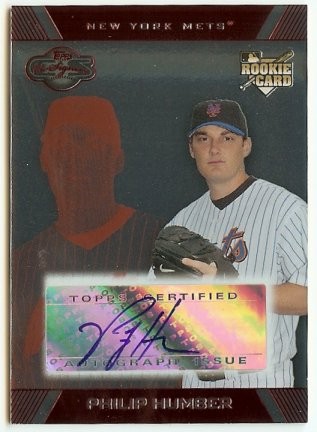 2007 Topps Co-Signers Philip Humber Autograph Rookie Card 126/175