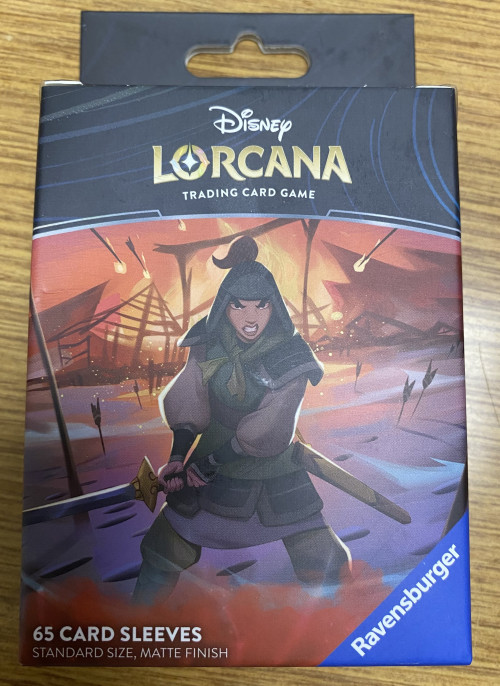Disney Lorcana The First Chapter Mulan 65 Sleeves Sealed Box