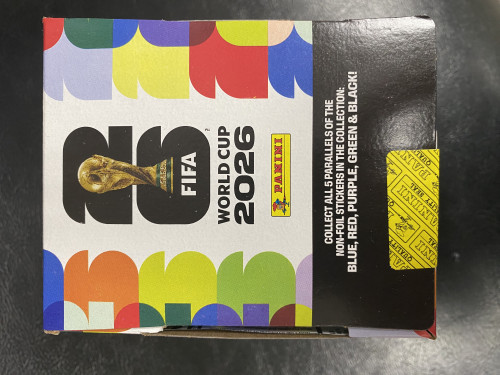 Panini FIFA World Cup 2026 Factory Sealed Sticker Box 50 Packs 7/Pack