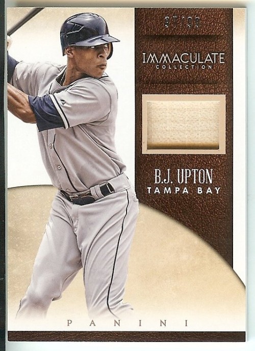 2014 Panini Immaculate B.J. Upton Game Used Memorabilia