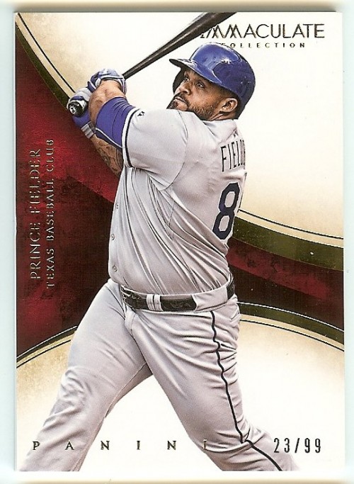2014 Panini Immaculate Prince Fielder Base Single #'d /99