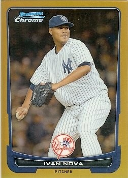 2012 Bowman Chrome Ivan Nova Gold Refractor 22/50