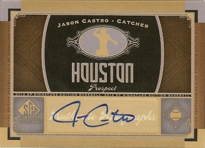 2012 SP Signature Edition Jason Castro Autograph