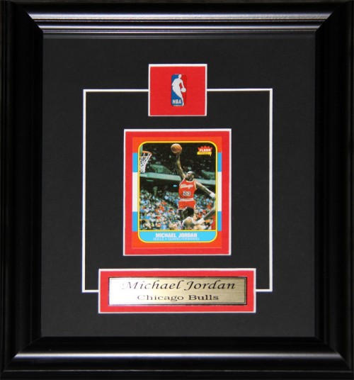 Michael Jordan Reproduction Rookie Card Frame