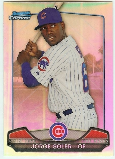 2013 Bowman Chrome Jorge Soler Refractor Mini