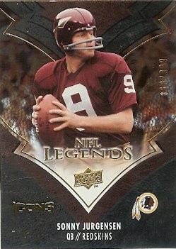 2008 Upper Deck Icons Sonny Jurgensen NFL Legends 866/999