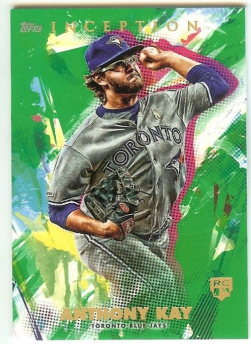 2020 Topps Inception Anthony Kay Green Parallel Rookie  Blue Jays