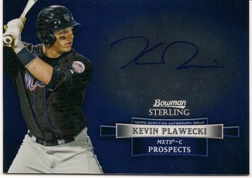 2012 Bowman Sterling Kevin Plawecki Prospect Autograph