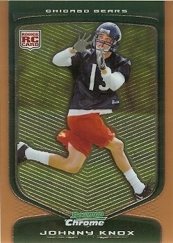 2009 Bowman Chrome Johnny Knox Rookie Gold 181/225