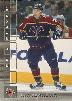 2001-02 Upper Deck Be A Player Ilya Kovalchuk Rookie