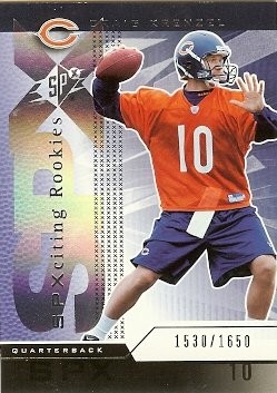 2004 Upper Deck SPX Craig Krenzel Rookie 1530/1650