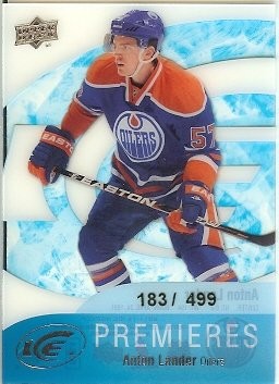 2011-12 Upper Deck Ice Anton Lander Ice Premieres Rookie 183/499