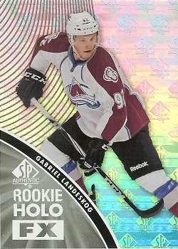 2011-12 SP Authentic Gabriel Landeskog Rookie Holo FX