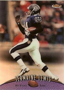 1998 Finest Jermaine Lewis No-Protector Refractor