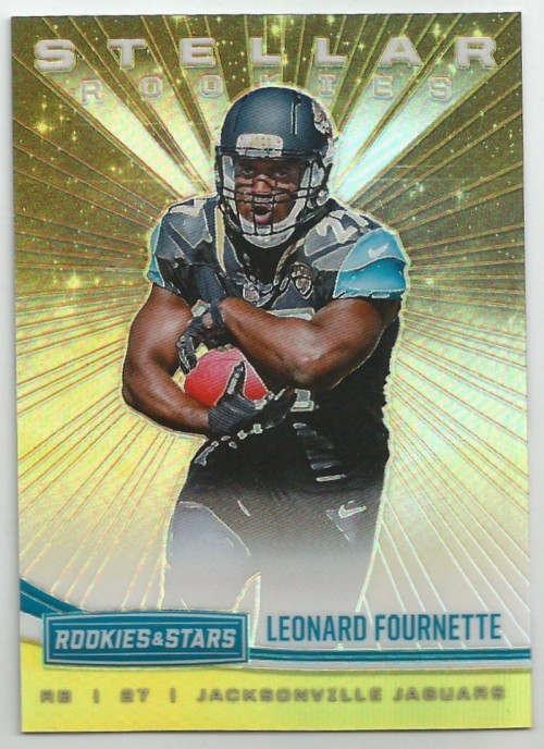 2017 Panini Rookies & Stars Stellar Rookies Leonard Fournette #'d 01/10 