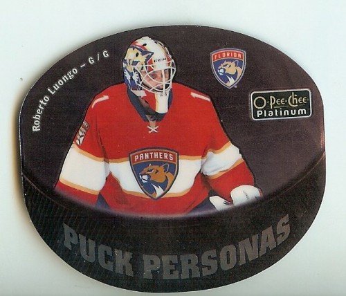2016-17 O-PEE-CHEE PLATINUM ROBERTO LUONGO PUCK PERSONAS