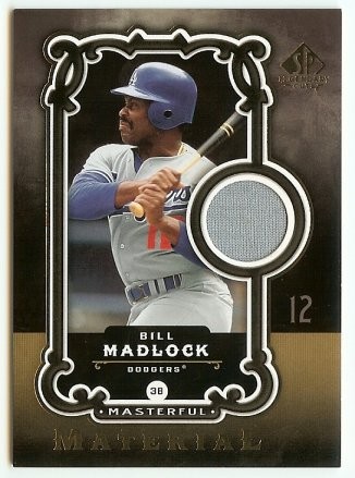 2007 Upper Deck SP Legendary Cuts Bill Madlock Masterful Materials Memorabilia