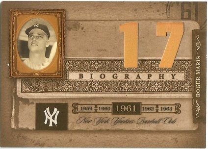 2005 Playoff Prime Cuts Roger Maris Biography 17
