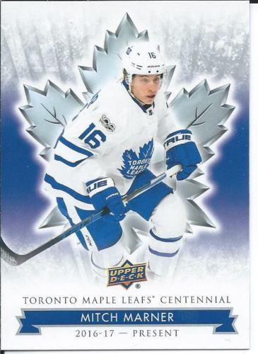 2017-18 Upper Deck Toronto Maple Leafs Centennial Mitch Marner  #18 Base