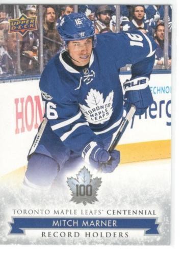 2017-18 Upper Deck Toronto Maple Leafs Centennial Mitch Marner 148 High Number SP