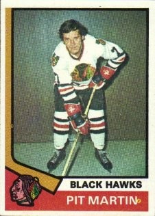 1974-75 O-Pee-Chee Pit Martin Base Single NM-MT