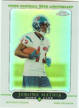 2005 Topps Chrome Jerome Mathis Rookie Refractor