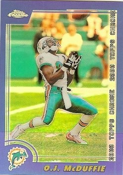 2000 Topps Chrome O.J. McDuffie Refractor