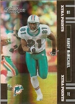 2005 Playoff Prestige Randy McMichael Xtra Points Black 14/25