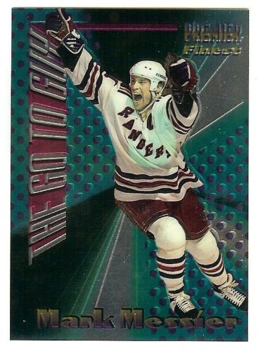 1994-95 TOPPS PREMIER THE GO TO GUY MARK MESSIER Insert Card # 15 NEW YORK