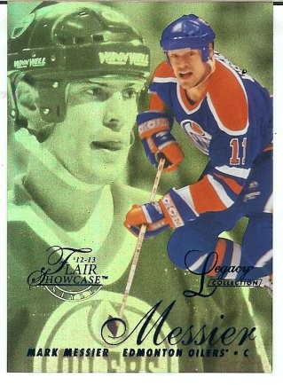2012-13 UD Fleer Retro Flair Showcase Mark Messier Legacy 001/150