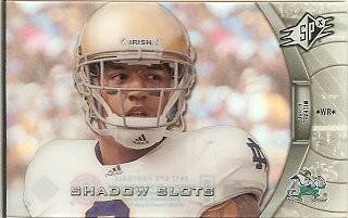 2012 SPX Shadow Slots MIchael Floyd Acetate Card