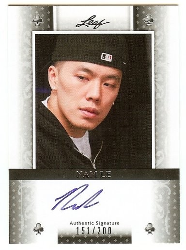 2011 Leaf Nam Le Authentic Signature 151/200