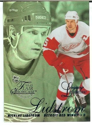 2012-13 UD Fleer Retro Flair Showcase Nicklas Lidstrom Legacy 071/150