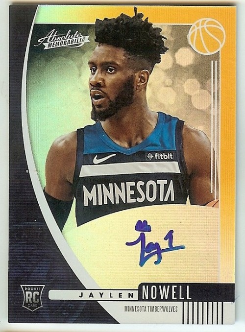 2019-20 Panini Absolute Memorabilia Jaylen Nowell Autograph Rookie