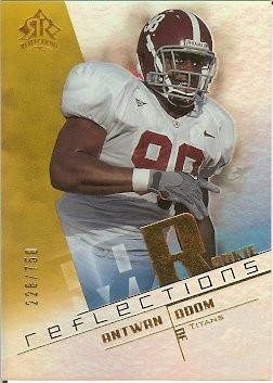2004 Upper Deck Reflections Antwan Odom Rookie 228/750