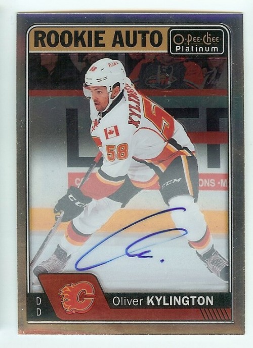 2016-17 O-PEE-CHEE PLATINUM OLIVER KYLINGTON AUTO ROOKIE