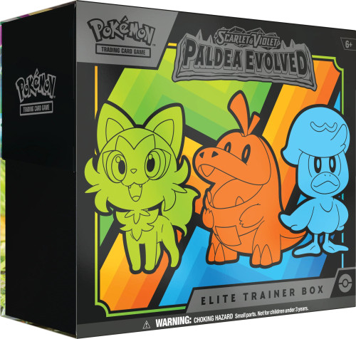 Pokémon Scarlet and Violet - Paldea Evolved Elite Trainer Box Factory Sealed 