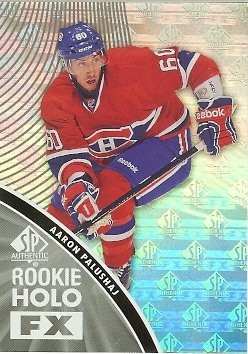 2011-12 SP Authentic Aaron Palushaj Rookie Holo FX