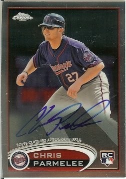 2012 Topps Chrome Chris Parmelee Autograph Rookie