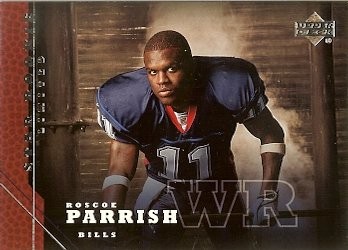 2005 Upper Deck Roscoe Parrish SP Rookie