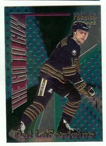 1994-95 TOPPS PREMIER THE GO TO GUY PAT LAFONTAINE Insert Card # 6 SABRES