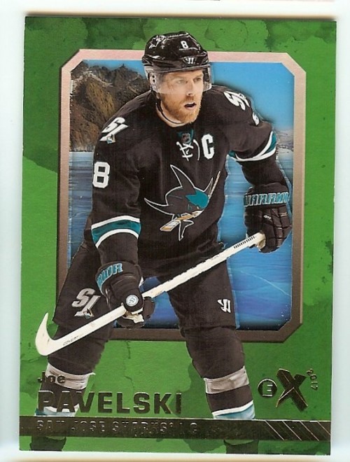 2016-17 Upper Deck Fleer Showcase EX-2017 #16 Joe Pavelski San Jose Sharks Card